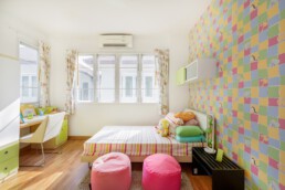 ห้องนอนสีสันสดใส