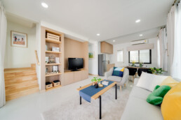 ห้องนั่งเล่น-โซฟา-ชั้นวางทีวี